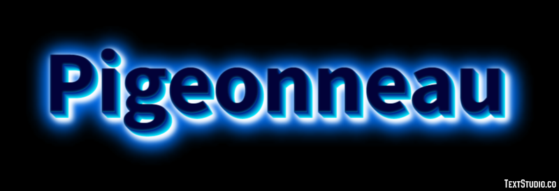 Pigeonneau Efecto de Texto