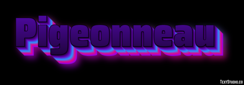 Pigeonneau Efecto de Texto