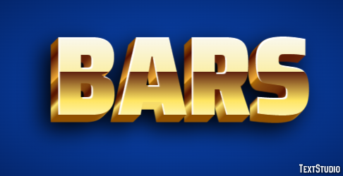 Bars Text effect