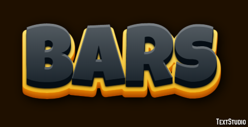 Bars Text effect