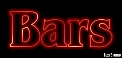 Bars Text effect