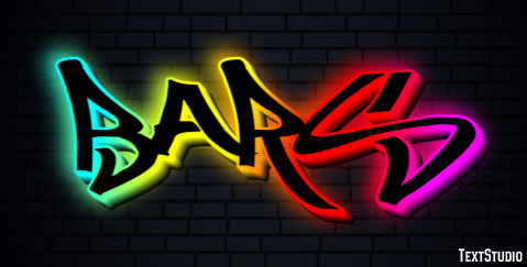 Bars Text effect