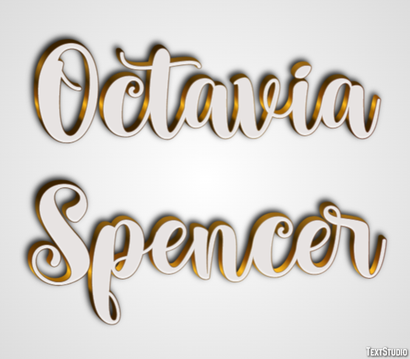 Octavia Spencer Efecto de Texto