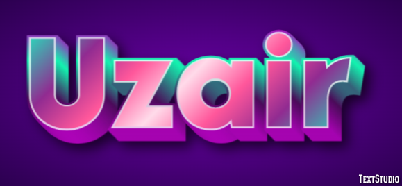 Uzair Text Effect