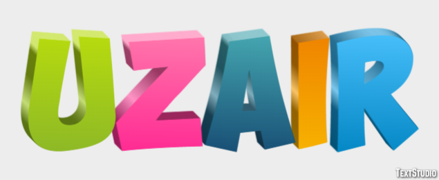 Uzair Text Effect