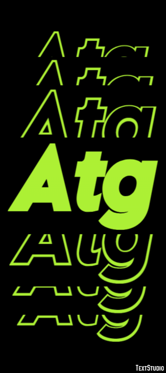 Atg Efeito de texto