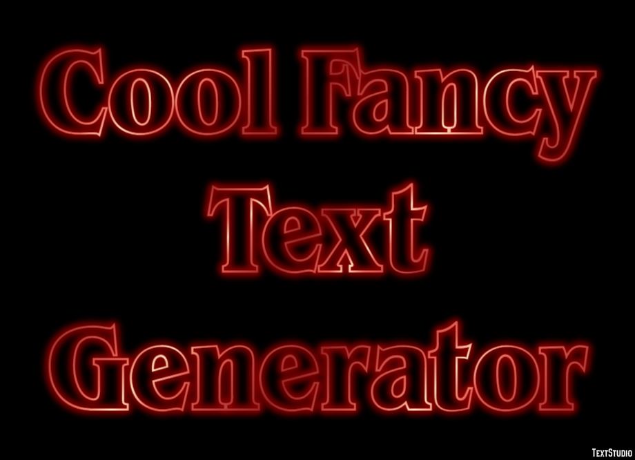 Cool Fancy Text Generator テキスト効果