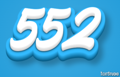 552 Text Effect