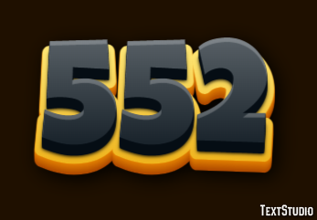 552 Text Effect