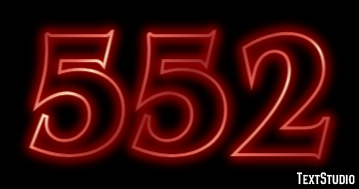552 Text Effect