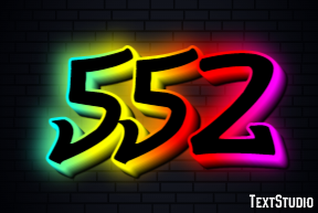 552 Text Effect