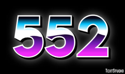 552 Text Effect
