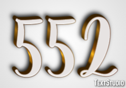 552 Text Effect