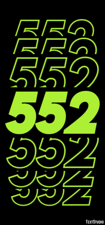 552 Text Effect