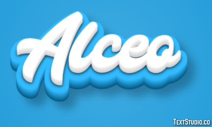 Alceo Texteffekt