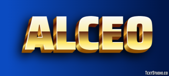 Alceo Texteffekt