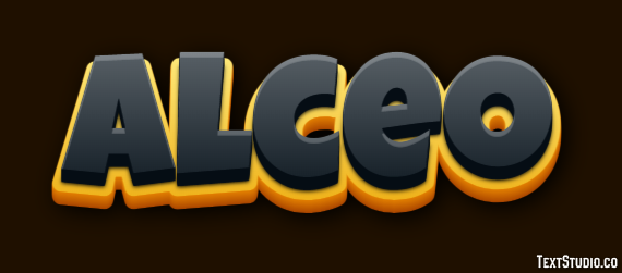 Alceo Эффект текста