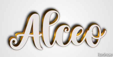 Alceo Texteffekt