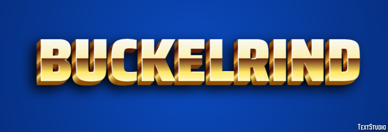 Buckelrind Metin efekti