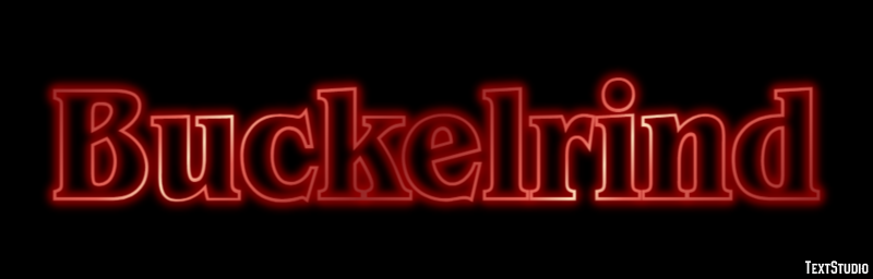 Buckelrind Metin efekti