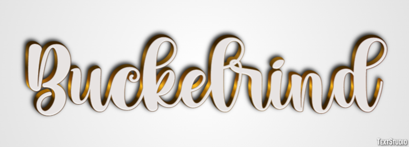 Buckelrind Metin efekti