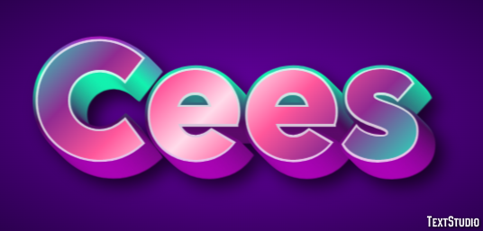Cees Text effect