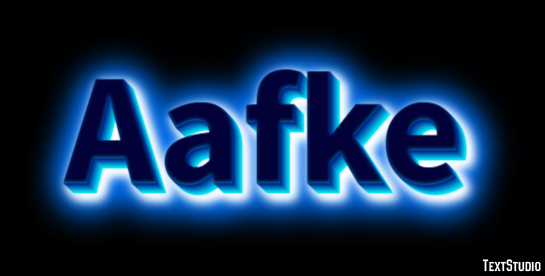 Aafke Effet de texte