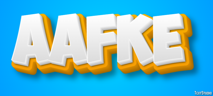 Aafke Effet de texte