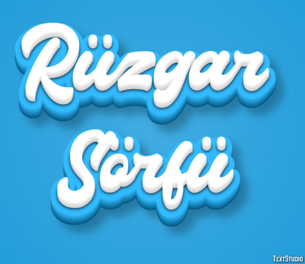 Rüzgar Sörfü Texteffekt
