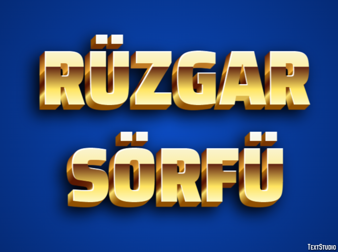 Rüzgar Sörfü Metin Efekti