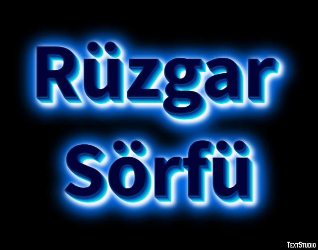Rüzgar Sörfü Metin Efekti