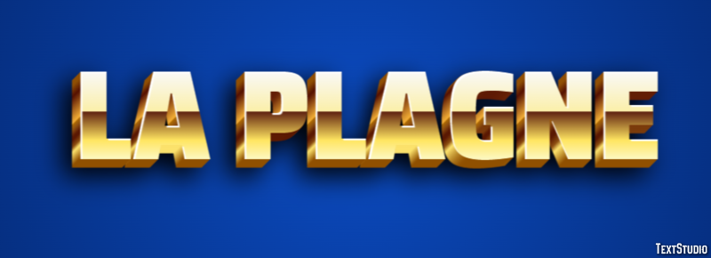 La Plagne Efekt tekstowy