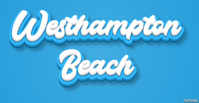 Westhampton Beach Efekt tekstowy