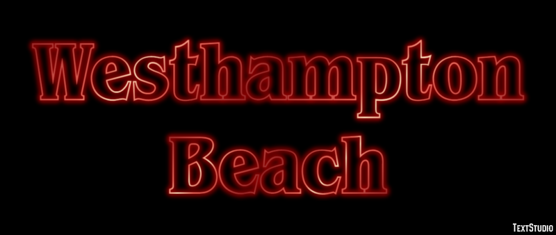 Westhampton Beach Efekt tekstowy