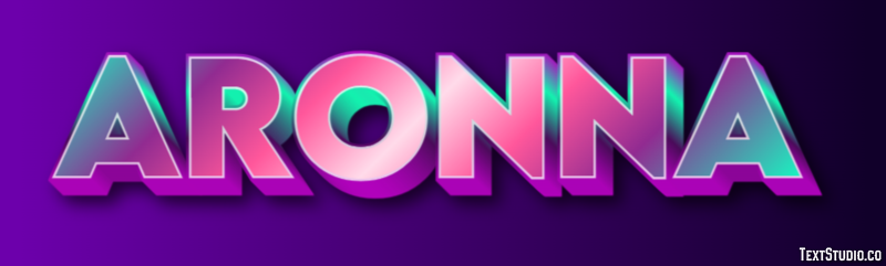 Aronna Text effect