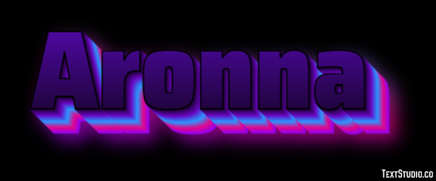 Aronna Text effect