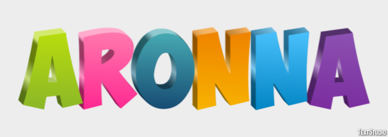 Aronna Efeito de texto