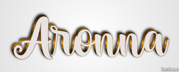 Aronna Text effect
