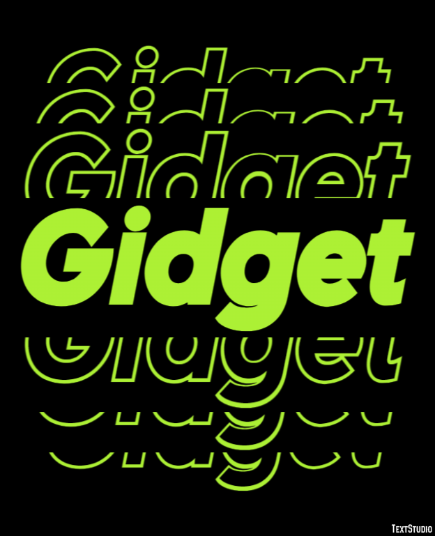 Gidget Text Effect