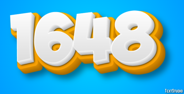 1648 Text Effect