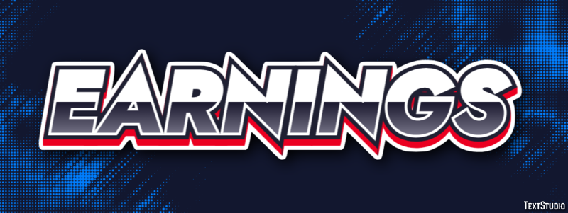 Earnings Text Effect