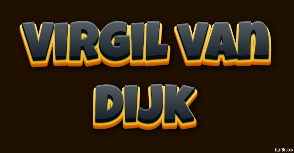 Virgil van Dijk Efeito de texto