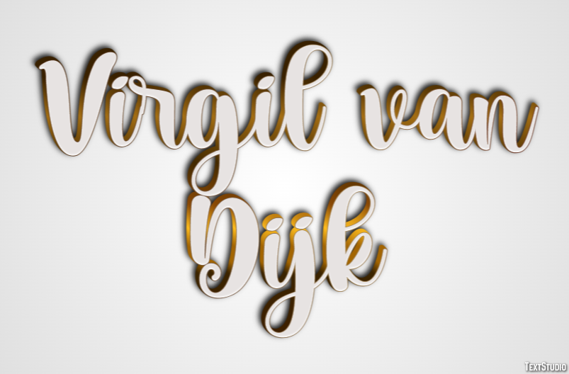Virgil van Dijk Efeito de texto