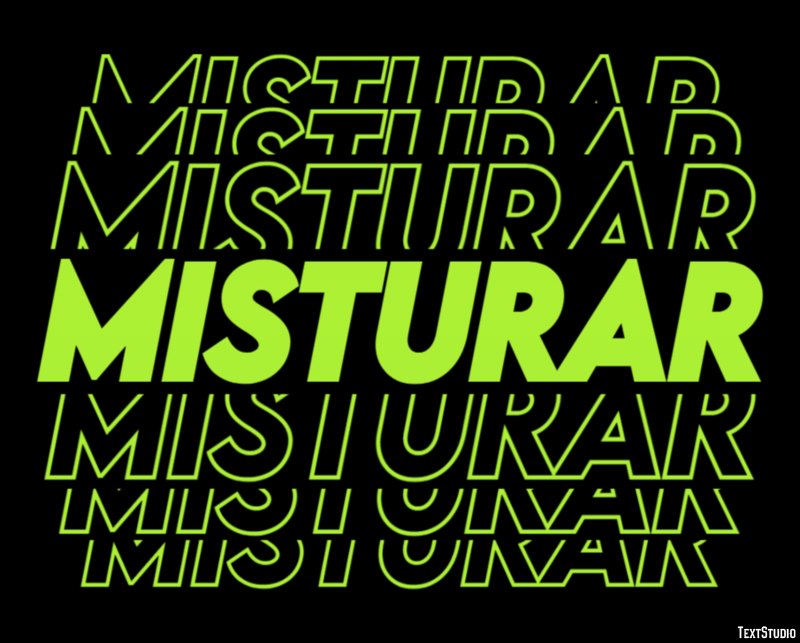 Misturar Text Effect