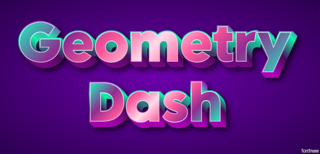 Geometry Dash Tekst Effect