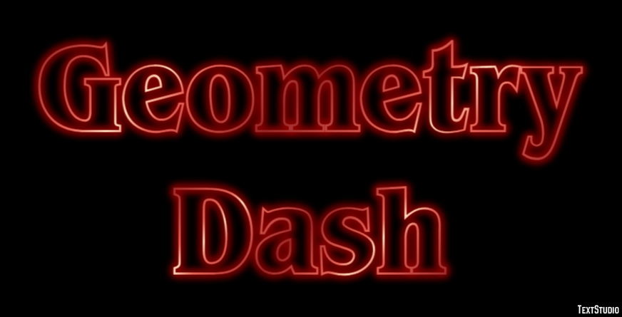 Geometry Dash Tekst Effect