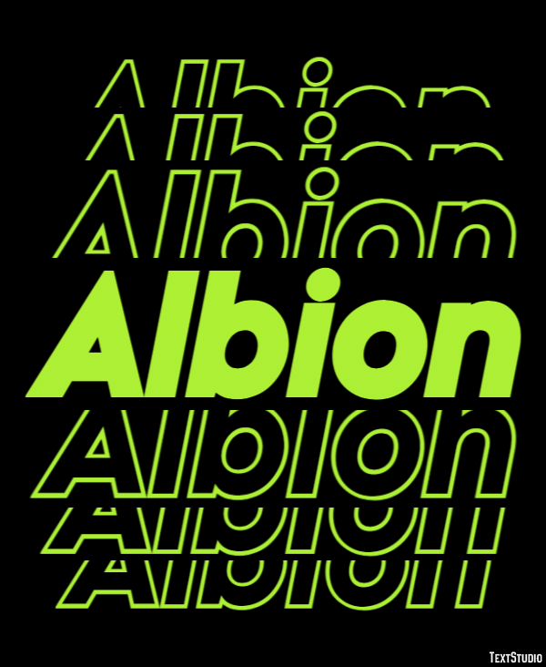 Albion Text Effect