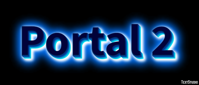 Portal 2 Efecto de Texto