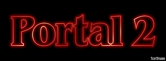 Portal 2 Efecto de Texto