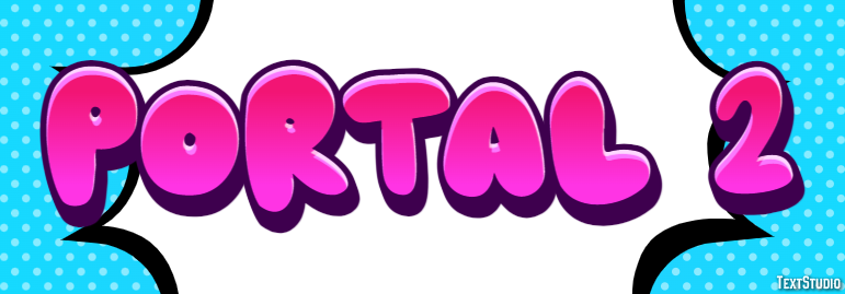 Portal 2 Efecto de Texto